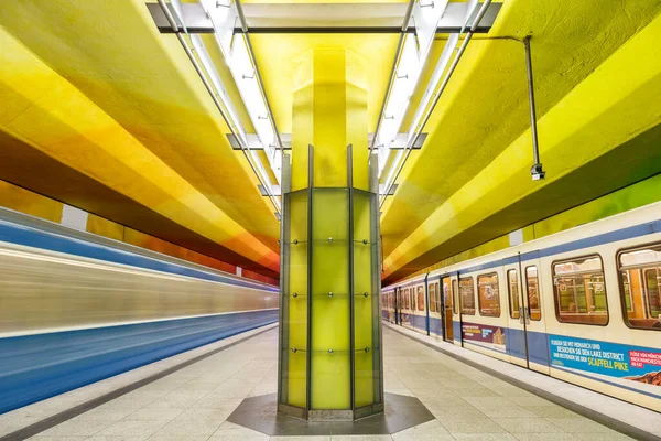 Munich Germany November 2014 Metro Underground Station Candidplatz Munich Germany — Stock Photo, Image