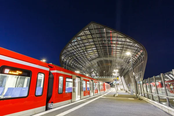 Гамбург Німеччина Квітня 2021 Bahn Поїзд Deutsche Bahn Залізнична Станція — стокове фото