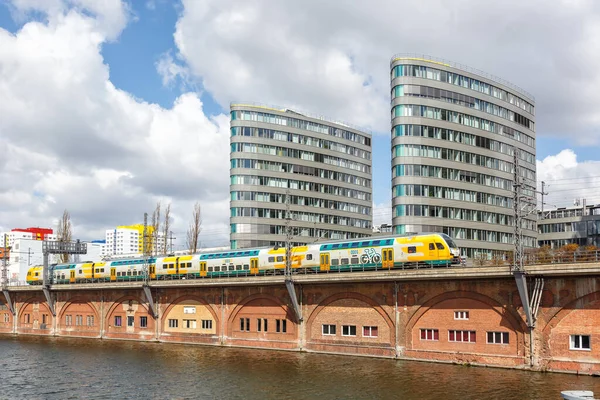 Berlin Almanya Nisan 2021 Berlin Jannowitz Köprüsü Yakınlarındaki Odeg Bölgesel — Stok fotoğraf