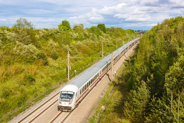 Stuttgart Mai 2021 Intercity Zug Der Deutschen Bahn Auf Der — Stockfoto