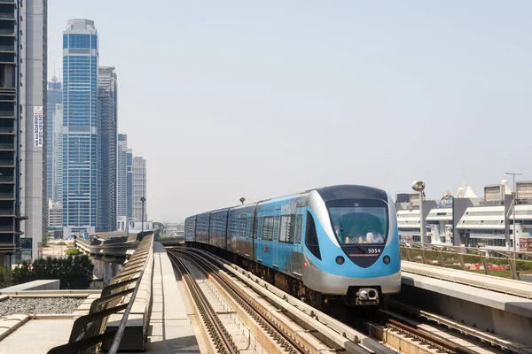 Dubai Emiratos Árabes Unidos Mayo 2021 Metro Dubai Transporte Público —  Fotos de Stock