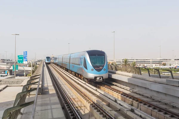 Dubaï Émirats Arabes Unis Mai 2021 Metro Dubai Public Transport — Photo