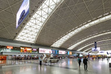Chengdu, Çin - 21 Eylül 2019 Chengdu Shuangliu Havaalanı 2 Terminali (CTU).