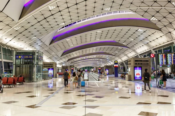 Hong Kong Chine Septembre 2019 Midfield Concourse Terminal Aéroport Hong — Photo