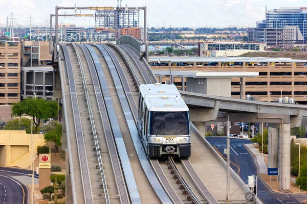 Phoenix Arizona Dubna 2019 Sky Train Airport Shuttle People Mover — Stock fotografie