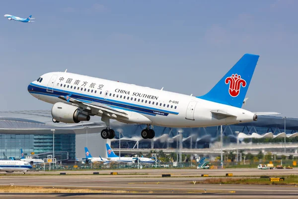 Guangzhou China September 2019 China Southern Airlines Airbus A319 Airplane — Stock Photo, Image
