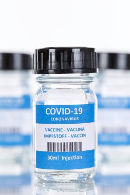 Coronavirus Aşı Şişesi Corona Virüs COVID-19 Covid Aşıları Portre şişeleri