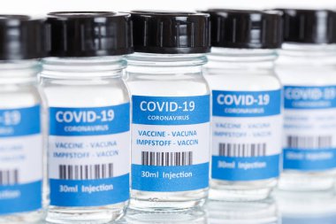 Coronavirus aşı şişesi Corona Virüs COVID-19 Covid aşıları