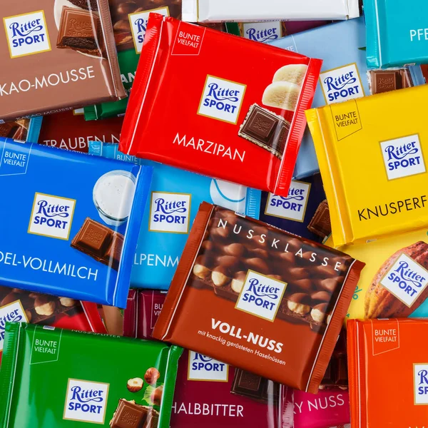슈투트가르트 2021 스포츠 독일의 광장에서 종류의 초콜릿을 — 스톡 사진