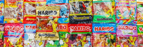 Στουτγάρδη Γερμανία Μαρτίου 2021 Haribo Gummy Bear Gummi Candy Candies — Φωτογραφία Αρχείου