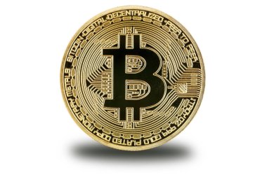 Bitcoin şifreleme para çevrimiçi ödeme dijital para kripto iş finans beyaz bit para izole
