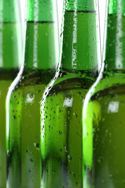 Alcohol beer drinks in bottles — Stock Photo, Image