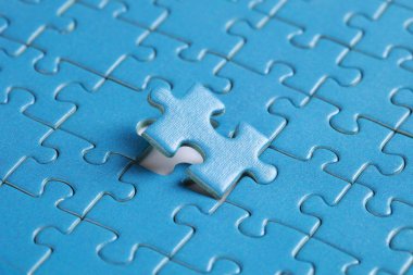 Bulmaca, başarı, ekip çalışması parçası eksik ve bitirme