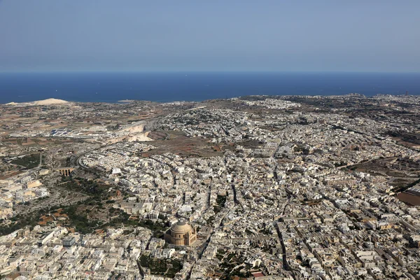 Aerial view of Malta island — Stock Photo, Image