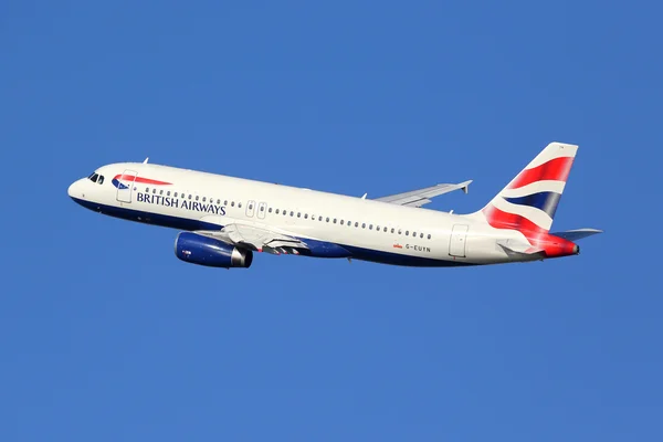 British Airways Airbus A320 αεροπλάνο — Φωτογραφία Αρχείου