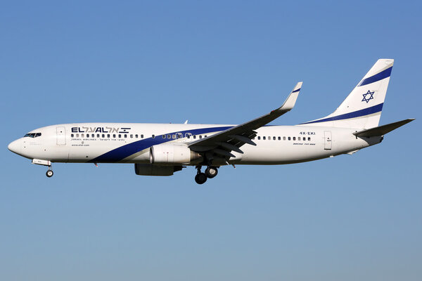 EL AL Israel Airlines Boeing 737-800 airplane