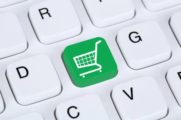 Online-Shopping E-Commerce Internet-Shop-Konzept — Stockfoto