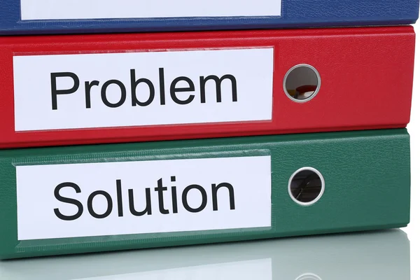 Finding solution for problem business concept in office — Stock Photo, Image
