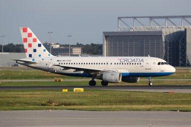 Hırvatistan Hava Yolları'nın Airbus A319 uçak