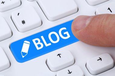 basma düğmesi blog yazma Online internetten
