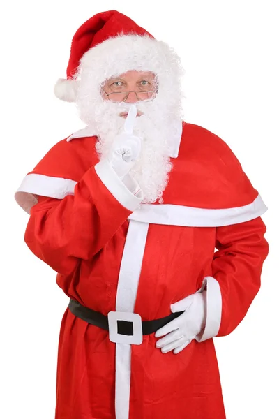 Santa Claus on Christmas having secret isolated — Stock Photo, Image