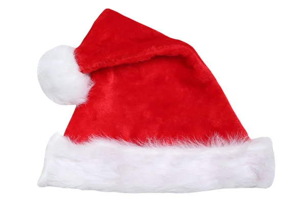 Санта-Клаус шляпу на Рождество изолированы — стоковое фото