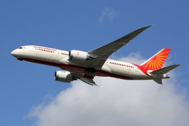 Hindistan Boeing Dreamliner 787-8 uçak hava