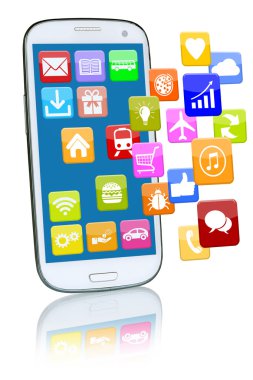 Acımak telefon ya da uçan uygulama apps app ile hareket eden