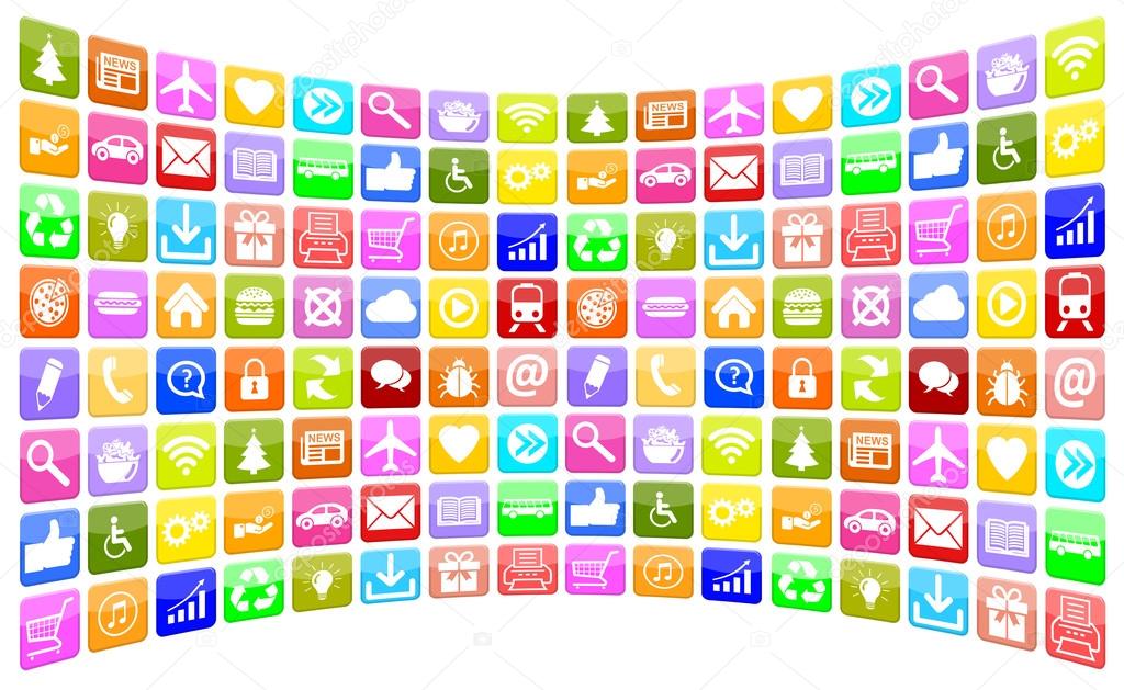 Application Apps App Icon Icons Collection For Mobile Or Smart P