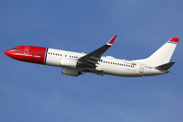 Νορβηγική σαΐτα αέρα Boeing 737-800 αεροπλάνο — Φωτογραφία Αρχείου