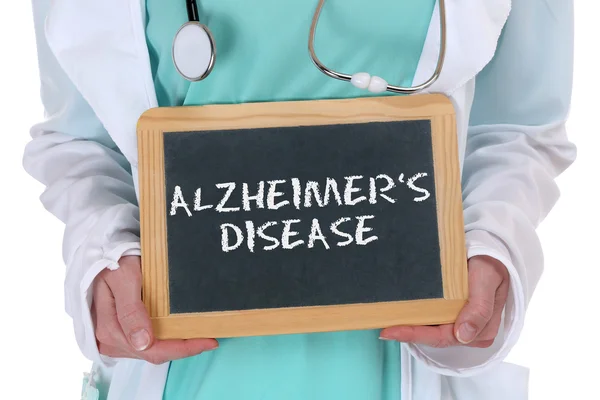 Alzheimers nemoc Alzheimerova Alzheimerovou chorobou nemocný nemoc zdravé hea — Stock fotografie
