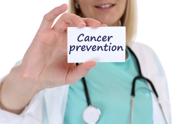Kankerpreventie screening check-up ziekte ziek ziekte gezond — Stockfoto