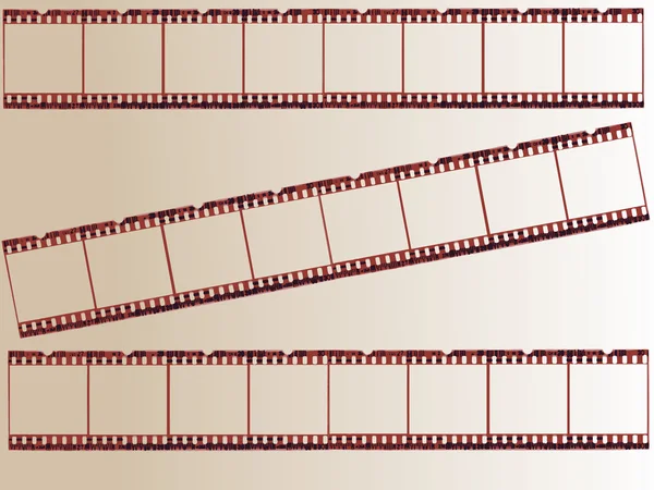 Old Film Strip — Stock Vector