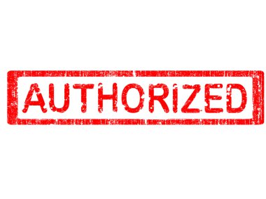 Grunge Office damga - yetkili