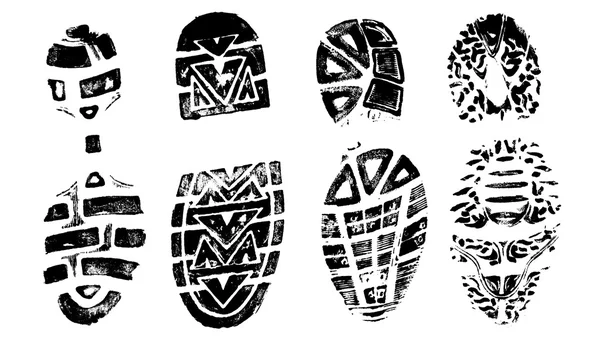 4 Bootprints Iii — Archivo Imágenes Vectoriales