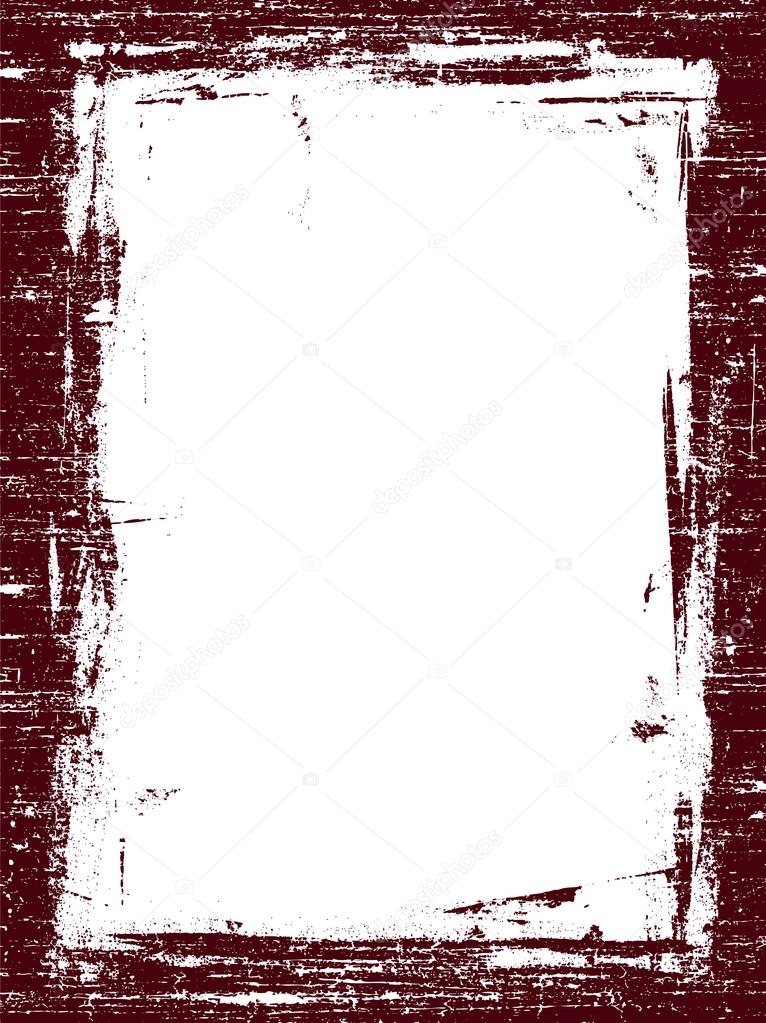 Dark red Grunged border