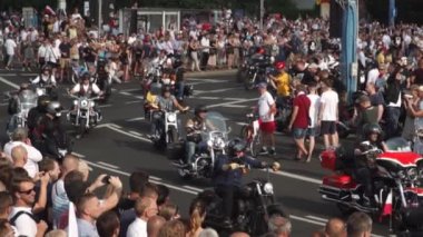 POLAND, WARsaw - 1 Ağustos 2019: Polonya Saati W