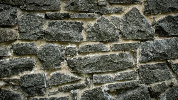 Masonry Stones Different Sizes Gray Background Texture — Stock Photo, Image