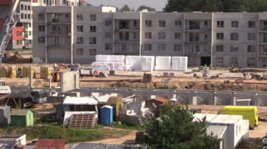 Vinç kaldırma düz blok ev