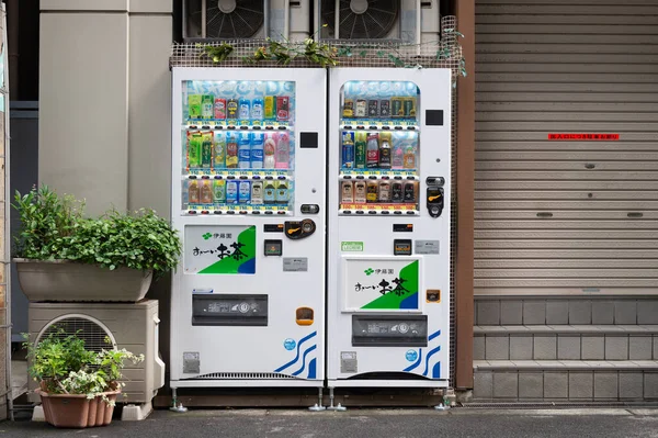 Osaka Japan Oktober 2019 Verkaufsautomaten Verschiedener Unternehmen Osaka Japan Hat — Stockfoto