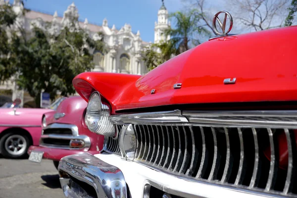 Gamla Amerikanska Bilar Havanna Kuba — Stockfoto