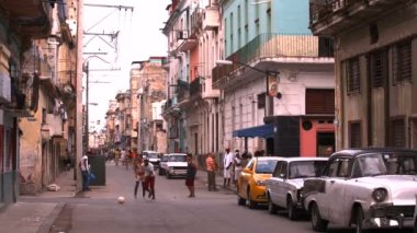 Havana, Küba 'da sokak sahnesi