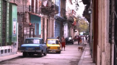 Havana, Küba 'da sokak sahnesi