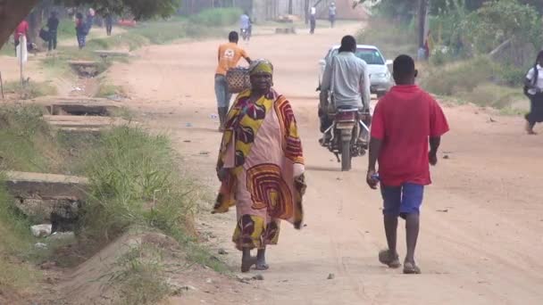 Gente Pueblo Africano Tradicional — Vídeo de stock