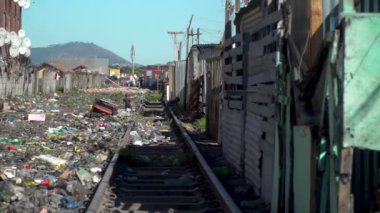 Shacks in South African township, near Cape Town