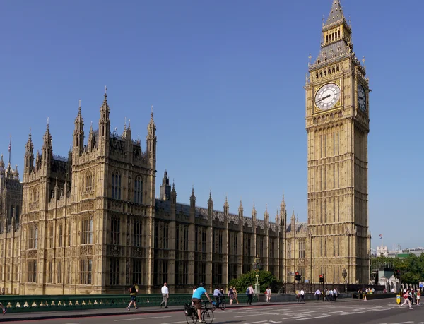 Big Ben and Houses Of Parliament w Londynie, Anglia — Zdjęcie stockowe