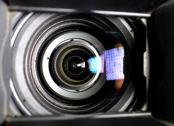 Camera lens in macro — Stock Photo, Image