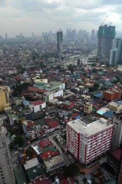 manila, Filipinler üzerinden görünüm kirli