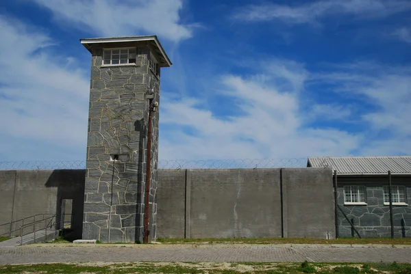 Gefängniszelle von Nelson Mandela auf geraubter Insel, Südafrika — Stockfoto