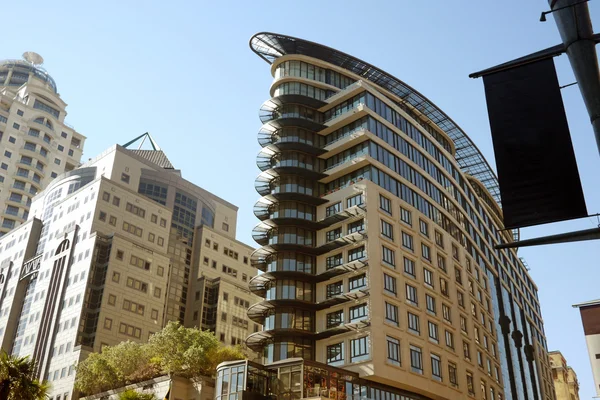 Edifícios em Johanesburgo distrito de negócios de Sandton, África do Sul — Fotografia de Stock